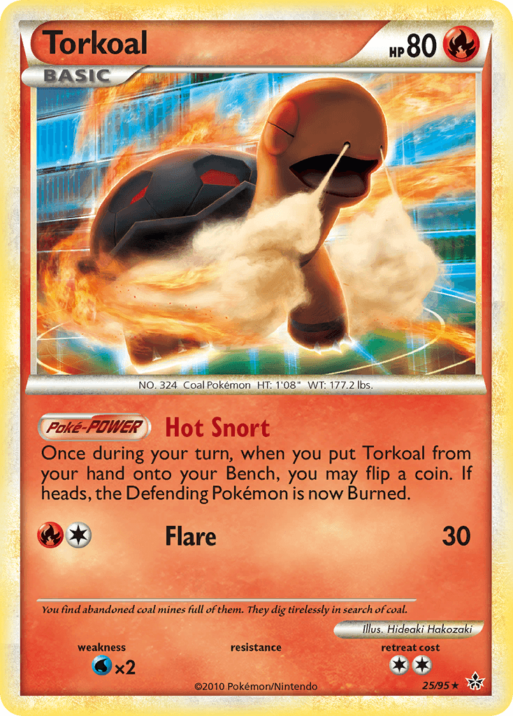 Torkoal Pokémon card