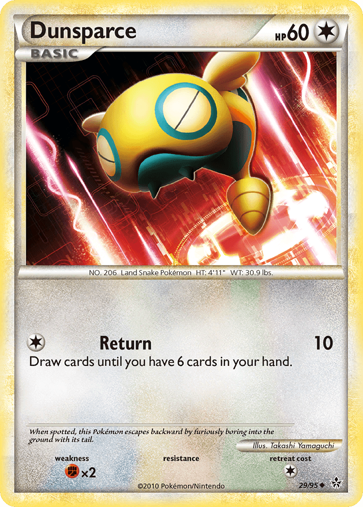 Dunsparce Pokémon card