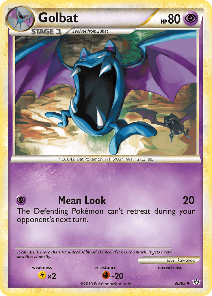 Golbat Pokémon card