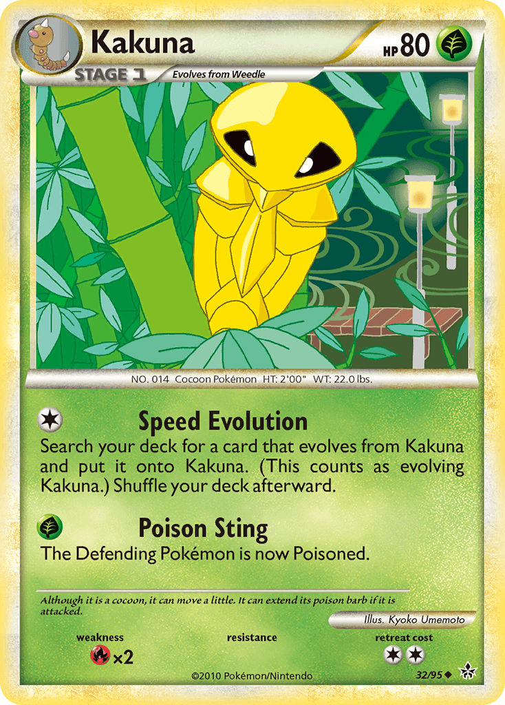 Kakuna Pokémon card