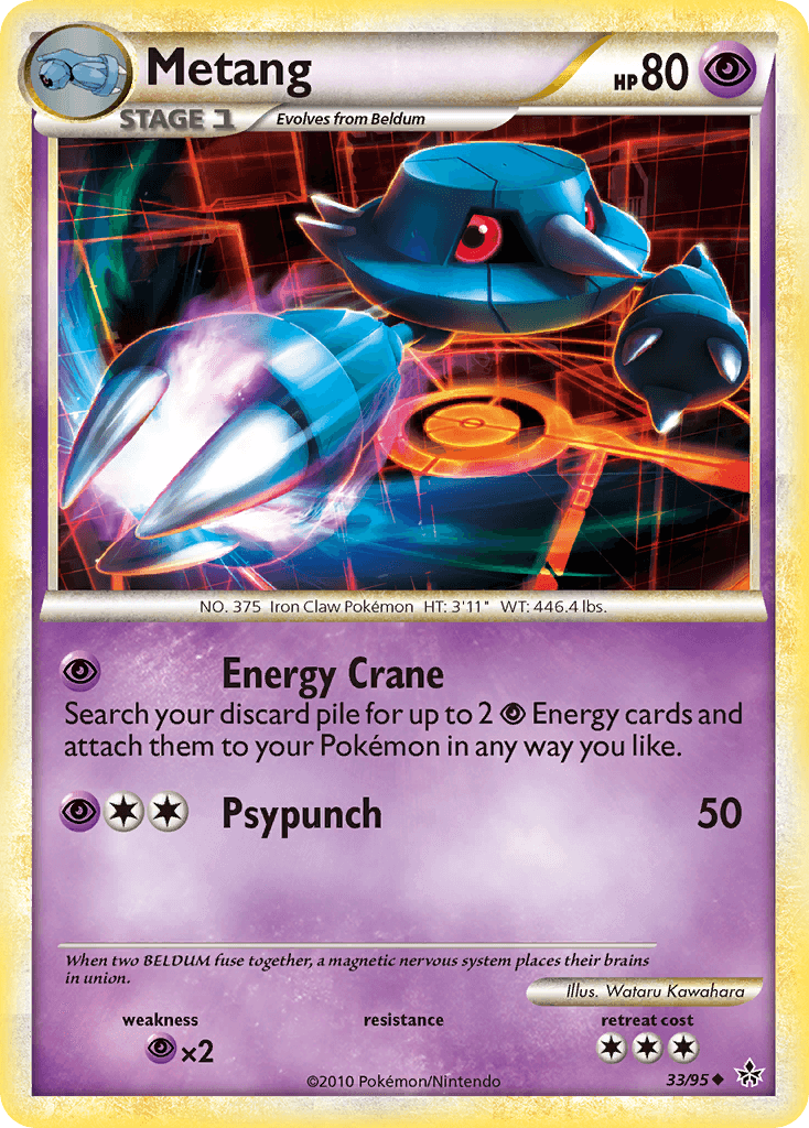 Metang Pokémon card
