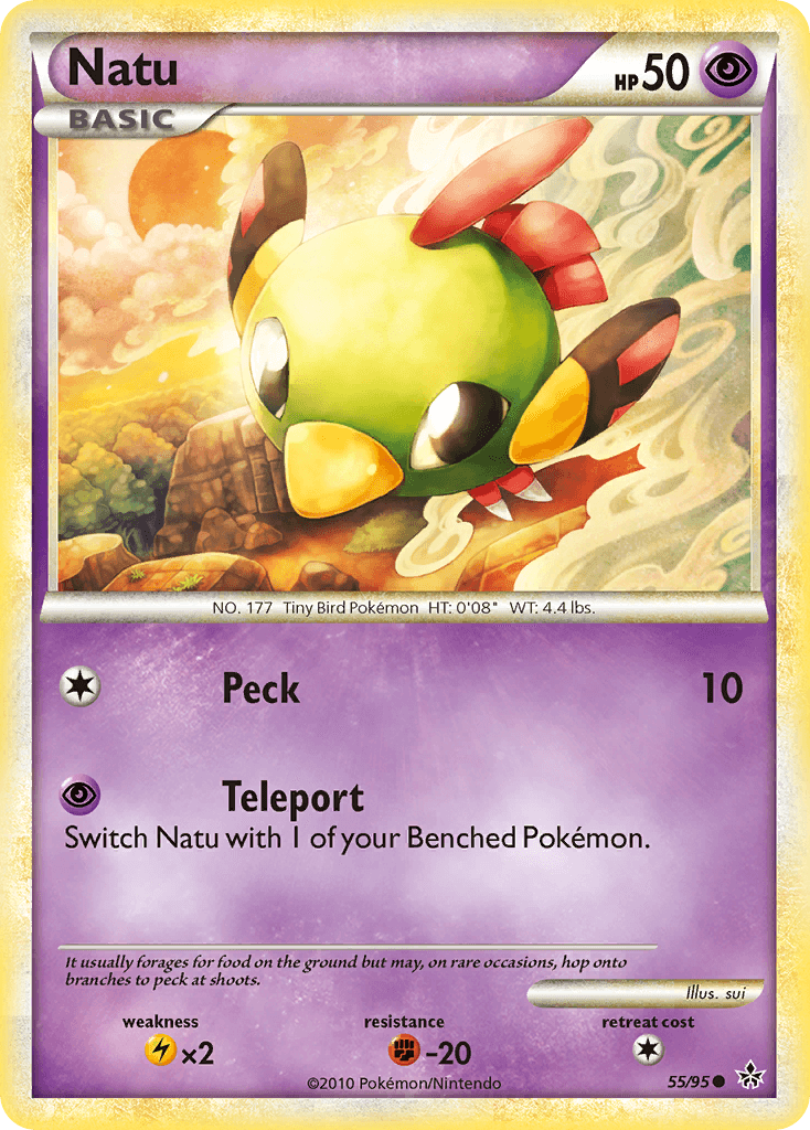 Natu Pokémon card