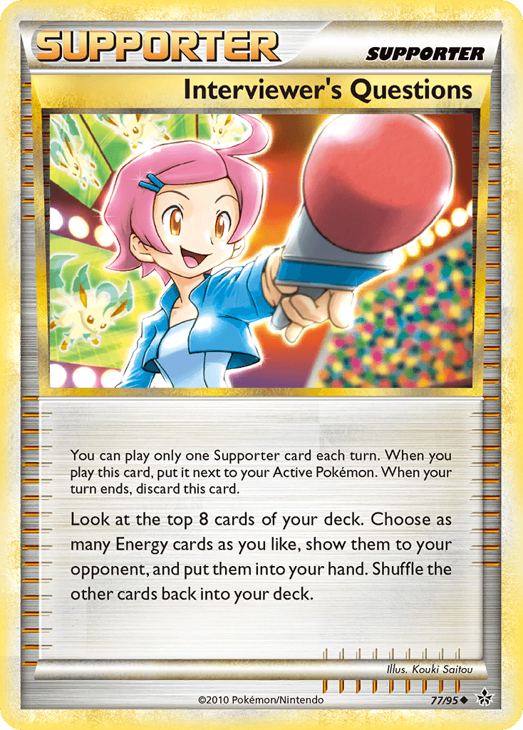 Interviewer's Questions Pokémon card