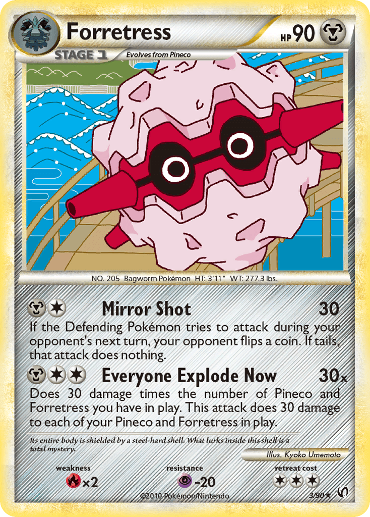 Forretress Pokémon card
