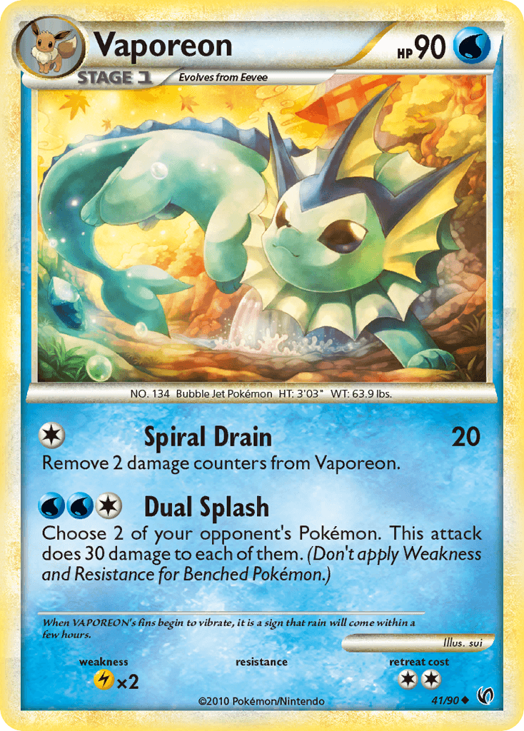 Vaporeon from HS—Undaunted
