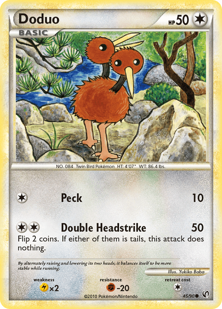 Doduo Pokémon card