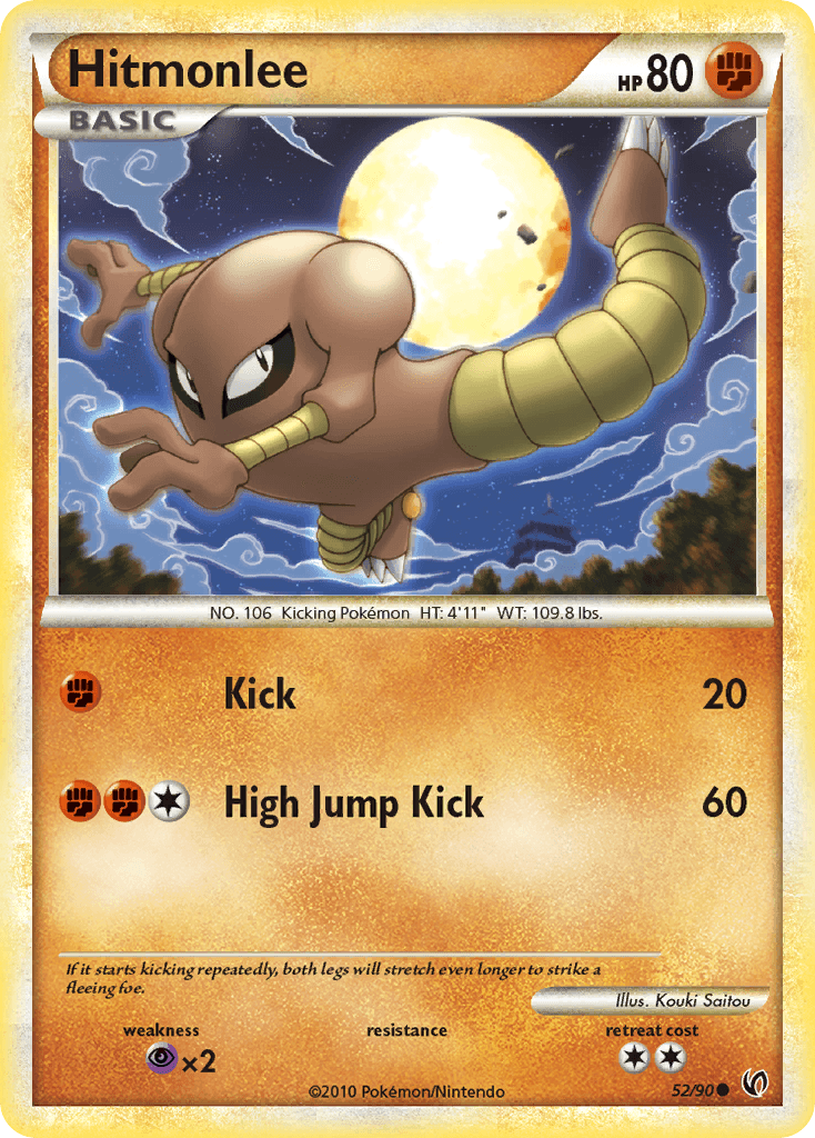 Hitmonlee Pokémon card