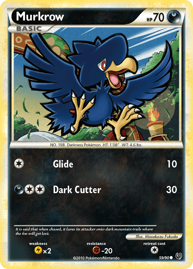 Murkrow Pokémon card