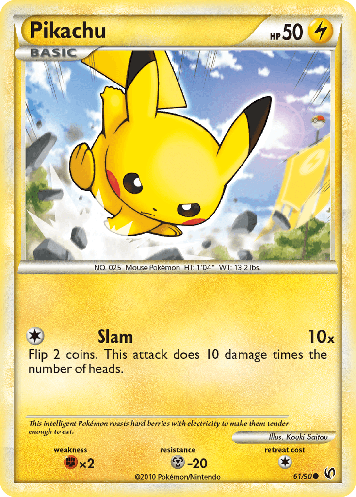 Pikachu Pokémon card