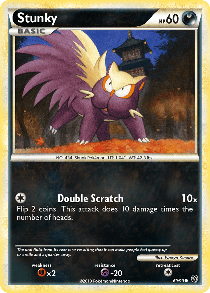 Stunky Pokémon card