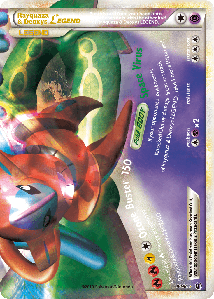Rayquaza & Deoxys LEGEND from HS—Undaunted