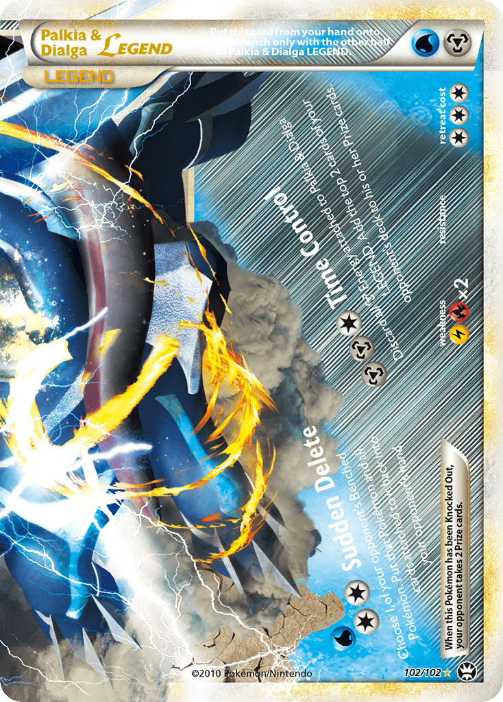 Palkia & Dialga LEGEND from HS—Triumphant