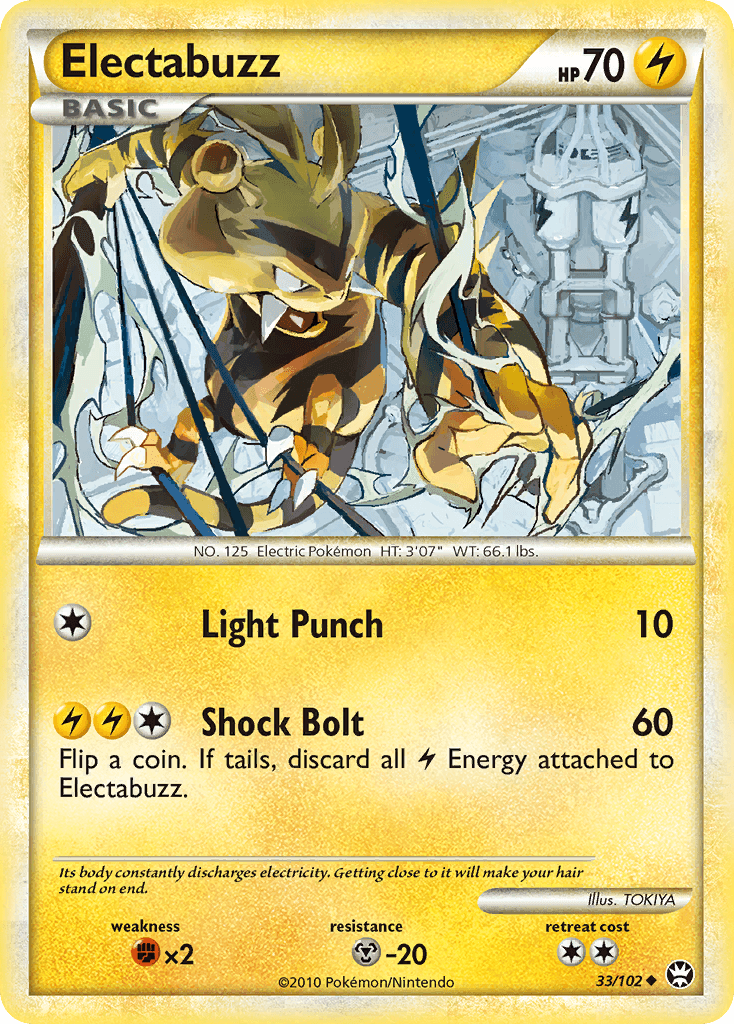 Electabuzz Pokémon card