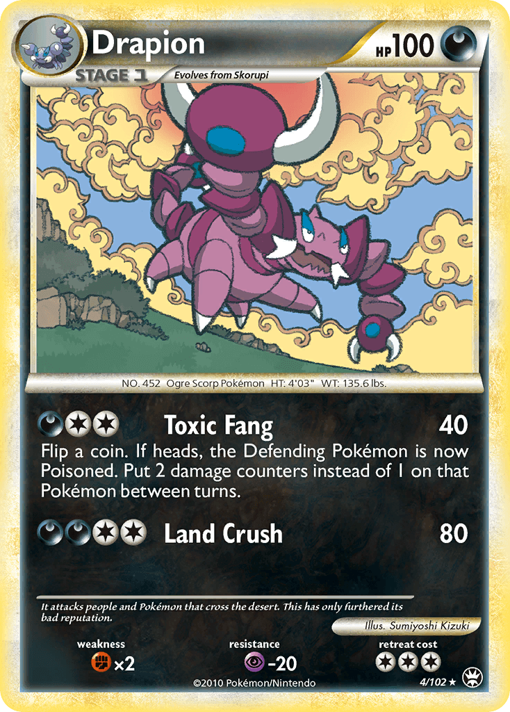 Drapion Pokémon card