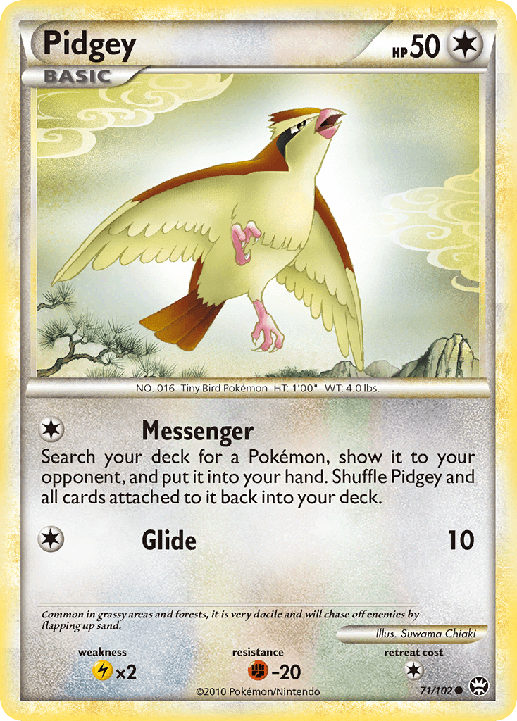 Pidgey Pokémon card