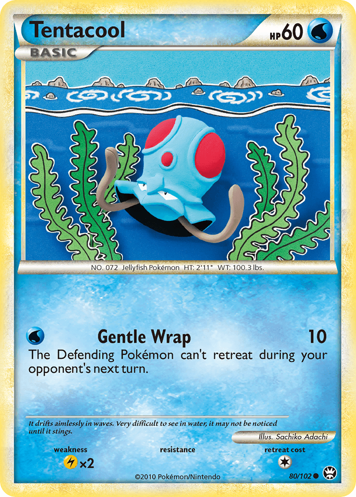 Tentacool Pokémon card