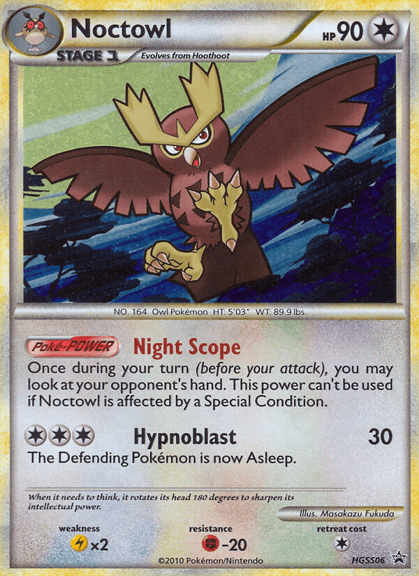 Noctowl Pokémon card