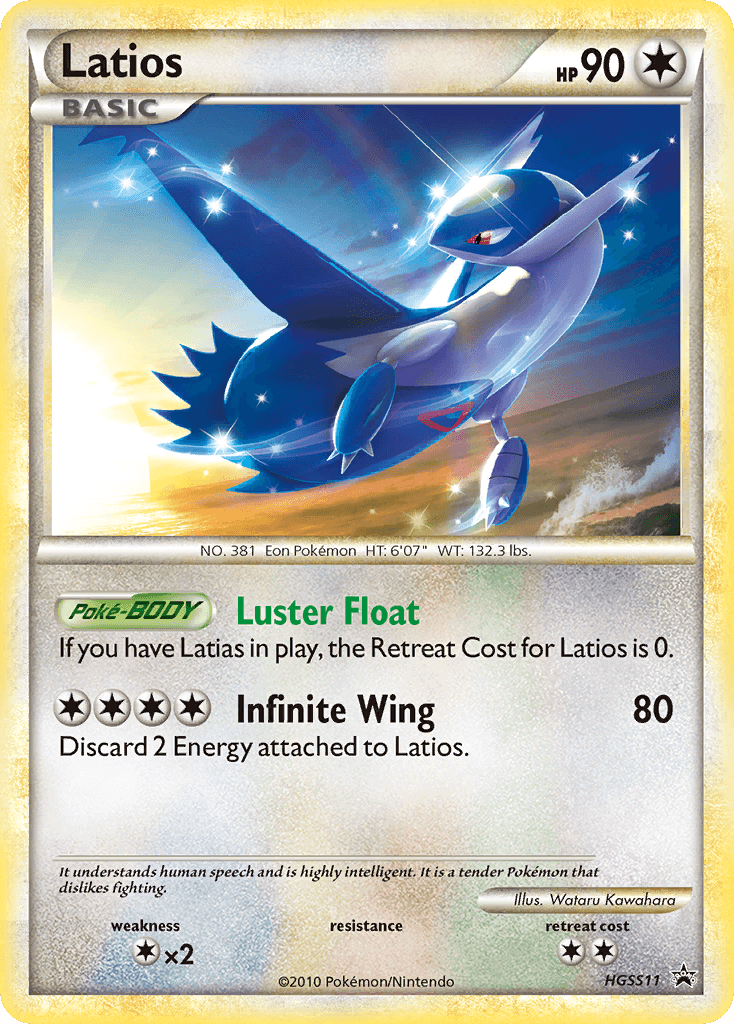 Latios Pokémon card
