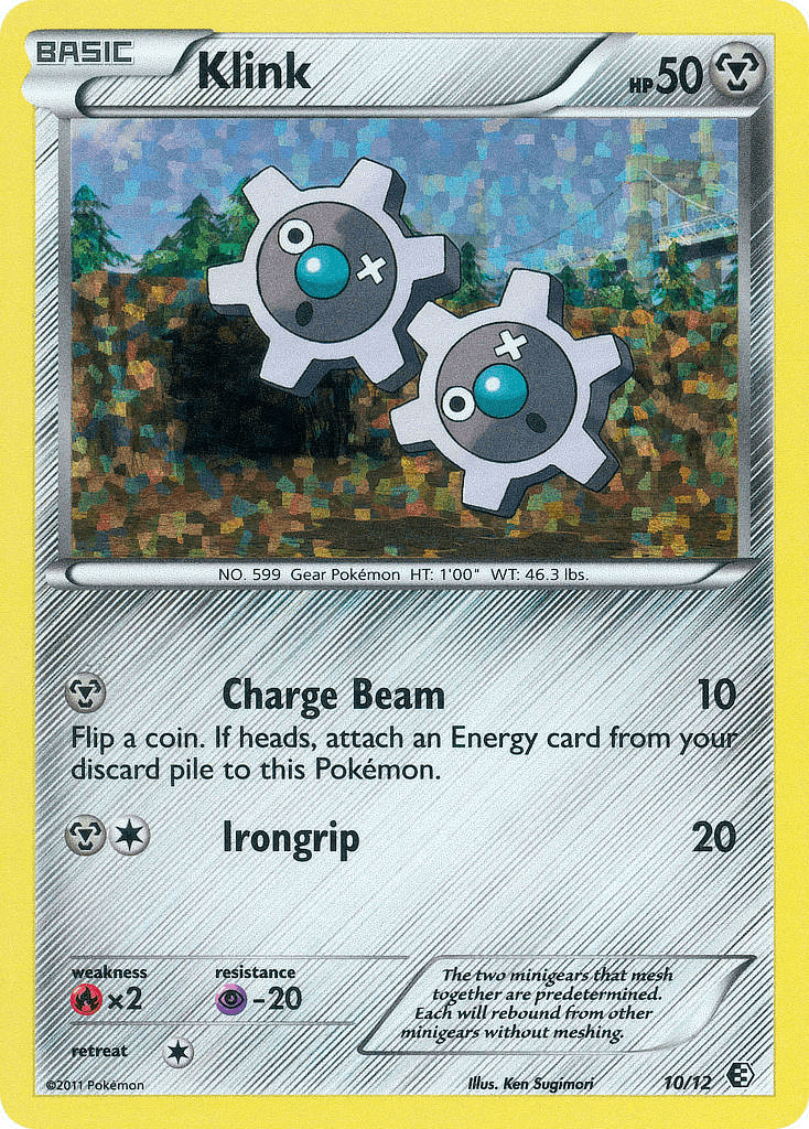 Klink Pokémon card