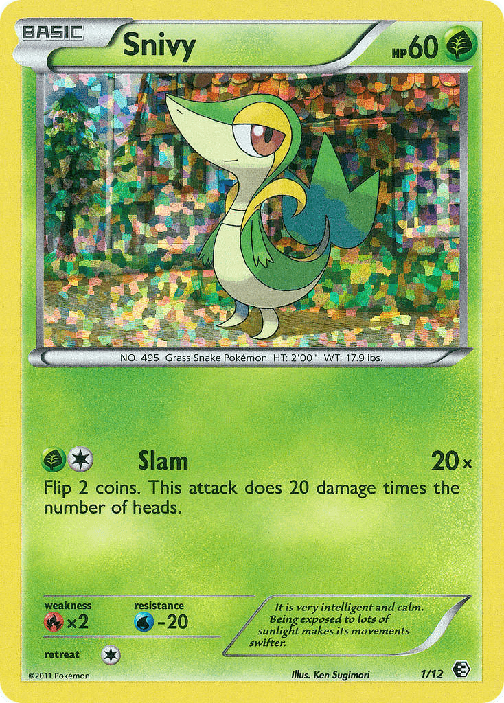 Snivy Pokémon card