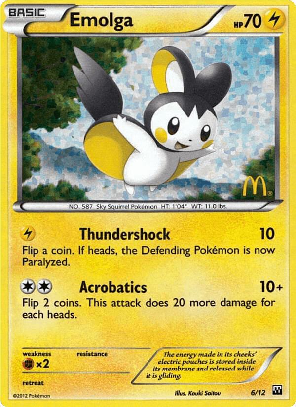 Emolga Pokémon card