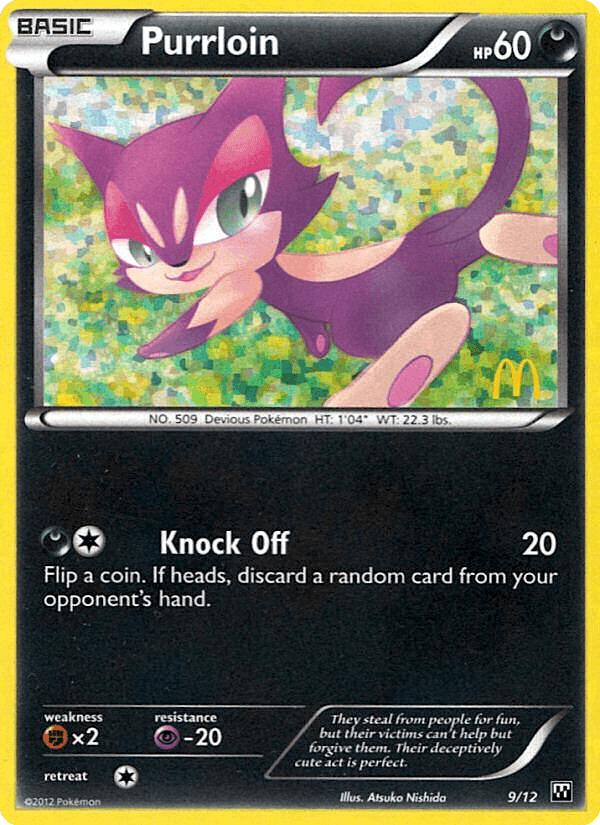 Purrloin Pokémon card