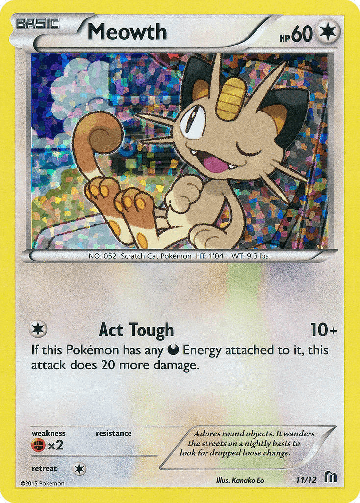 Meowth Pokémon card