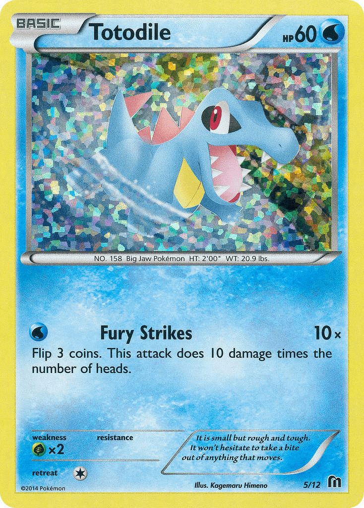 Totodile Pokémon card