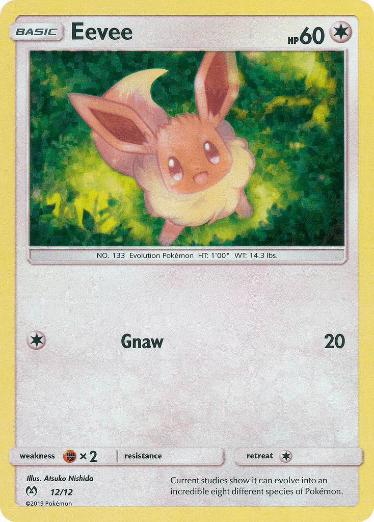 Eevee Pokémon card