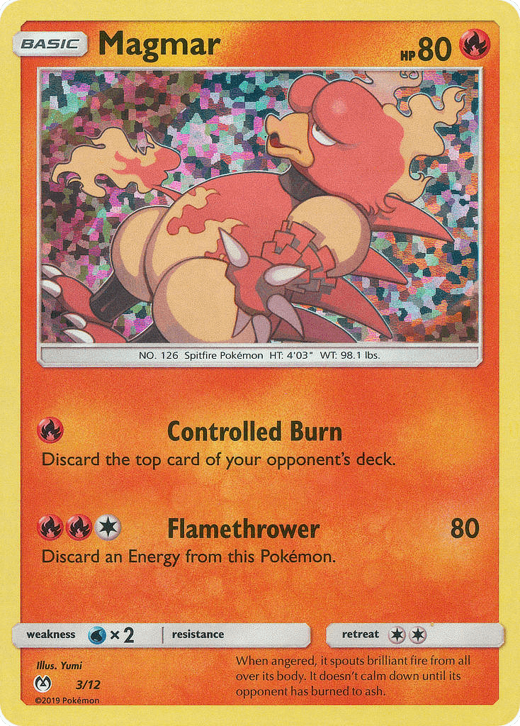 Magmar Pokémon card