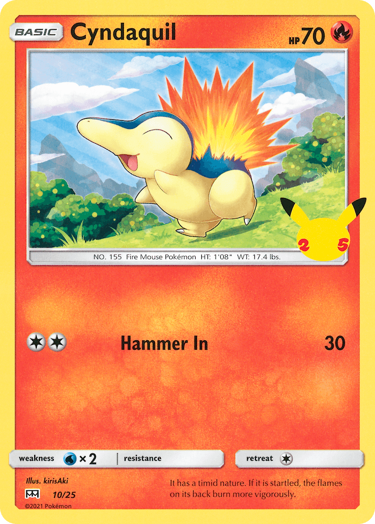 Cyndaquil Pokémon card
