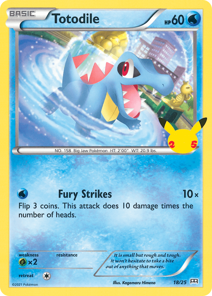 Totodile Pokémon card