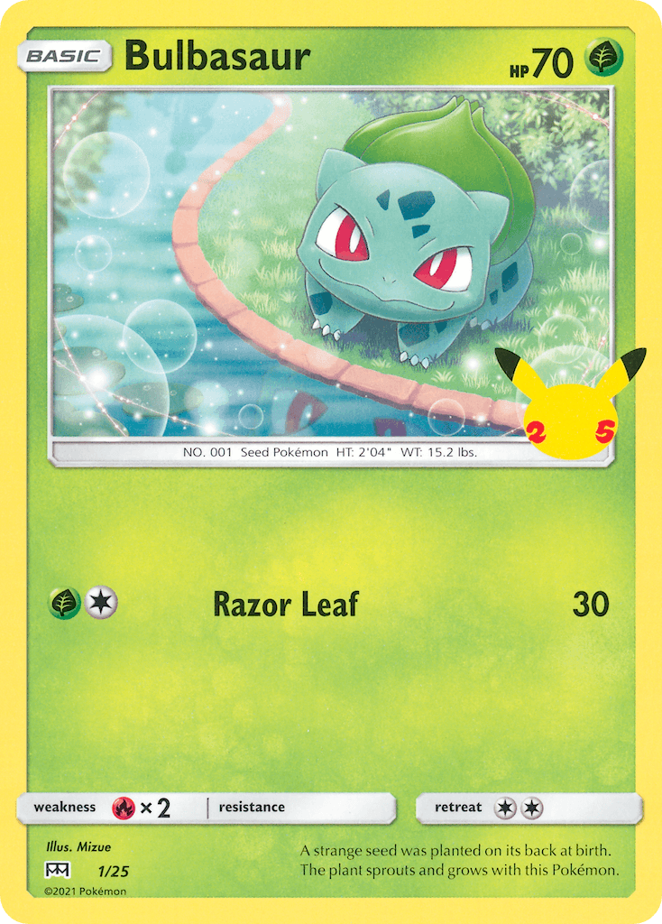 Bulbasaur Pokémon card