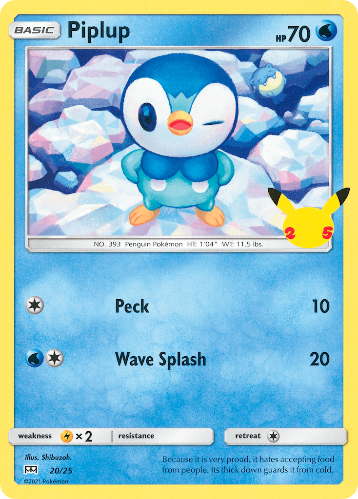 Piplup Pokémon card