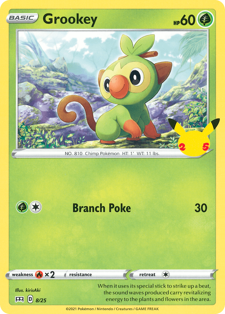 Grookey Pokémon card