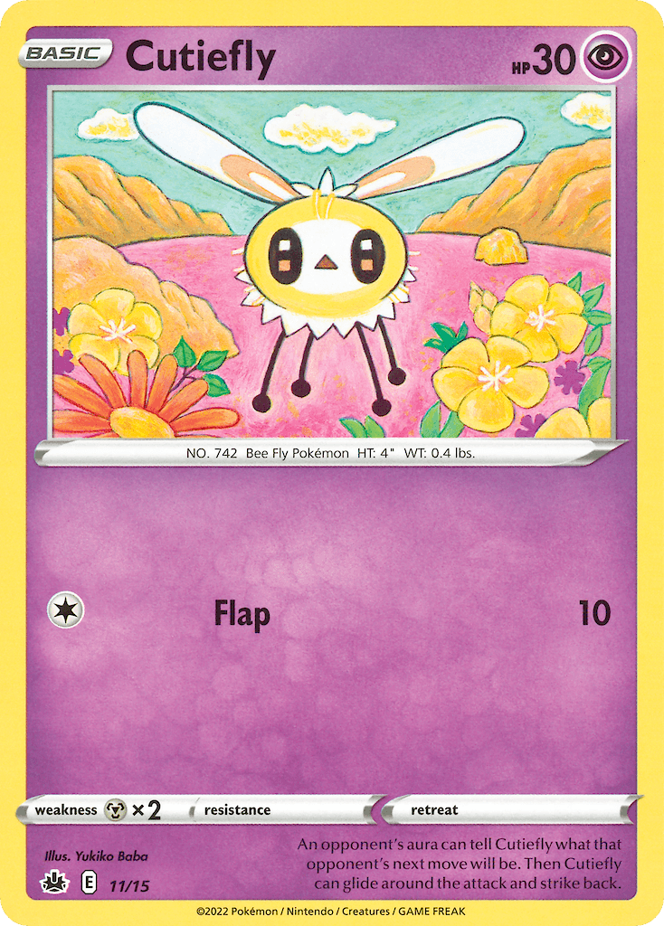 Cutiefly Pokémon card