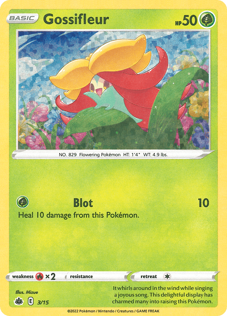 Gossifleur Pokémon card