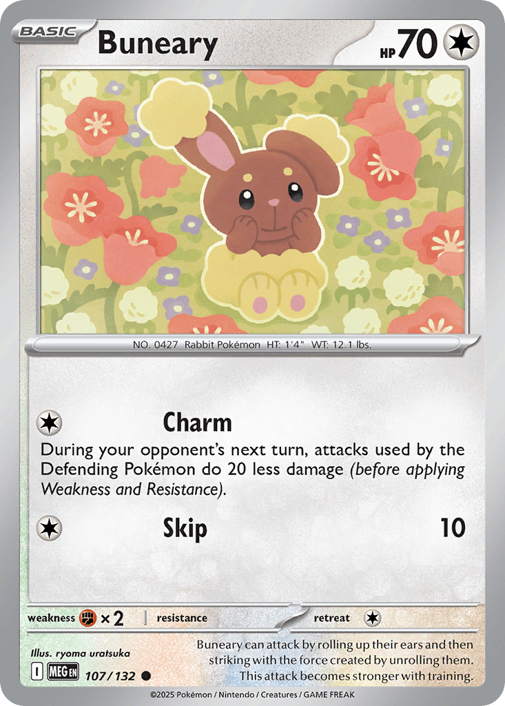 Buneary Pokémon card