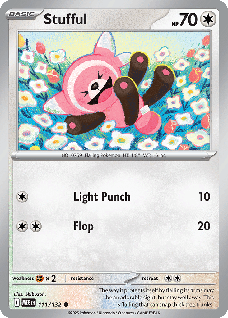 Stufful Pokémon card