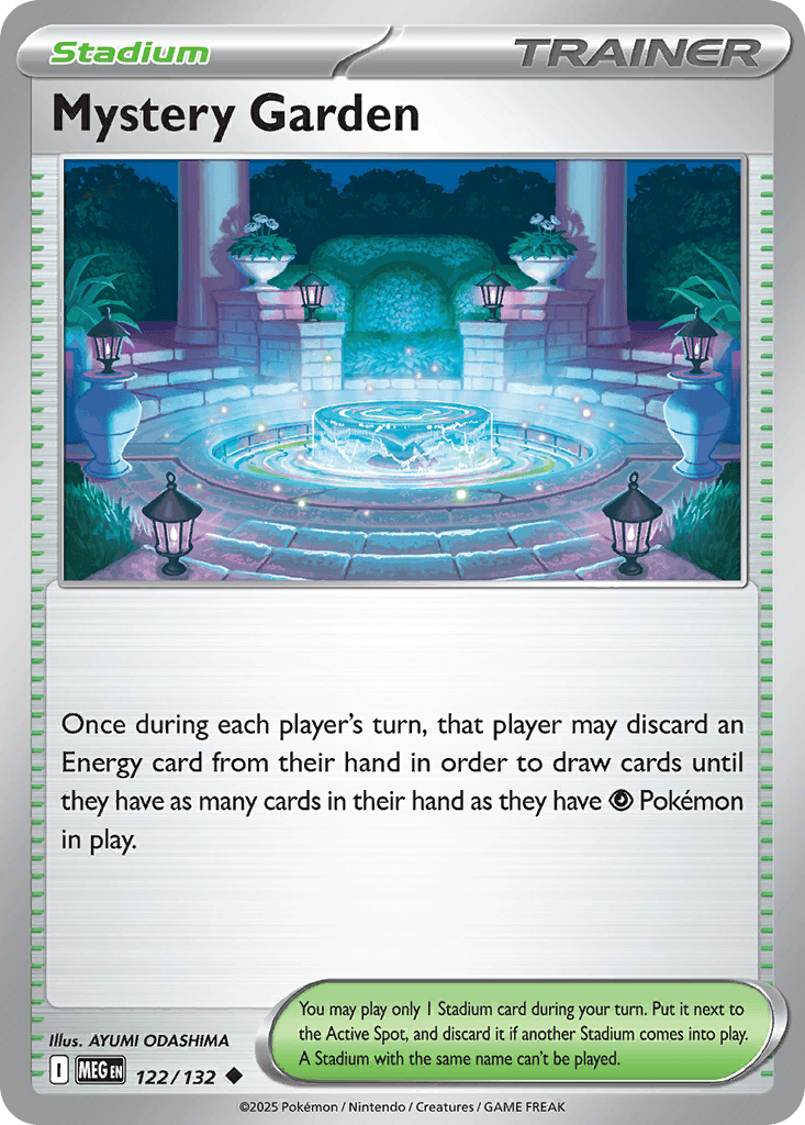 Mystery Garden Pokémon card