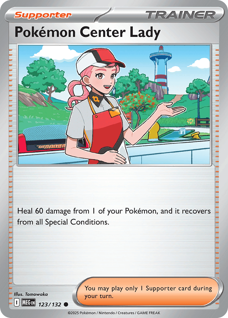 Pokémon Center Lady Pokémon card