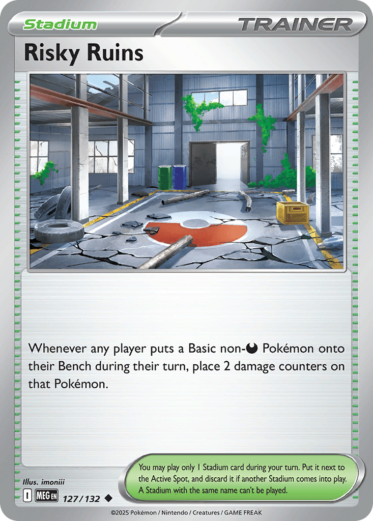 Risky Ruins Pokémon card