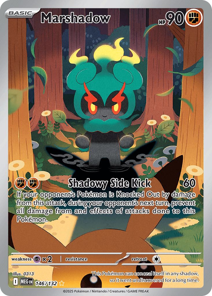 Marshadow Pokémon card
