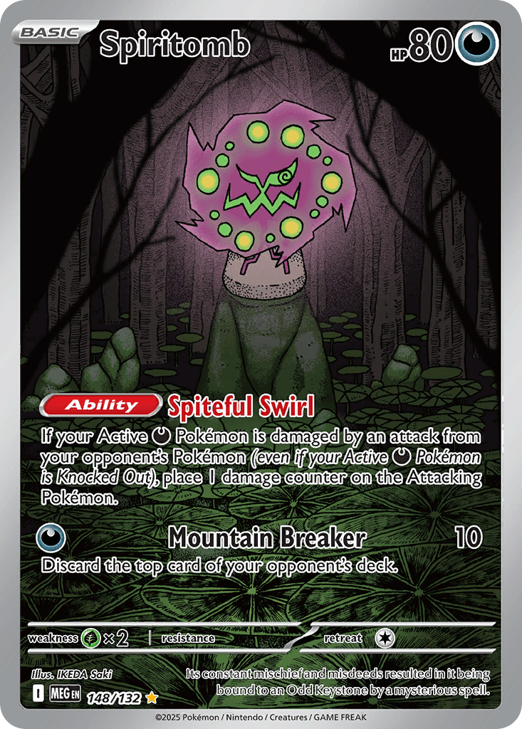 Spiritomb Pokémon card