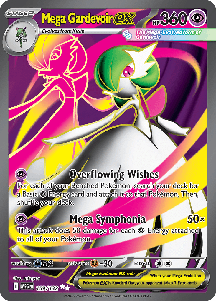 Mega Gardevoir ex from Mega Evolution