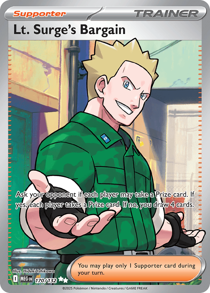 Lt. Surge's Bargain Pokémon card