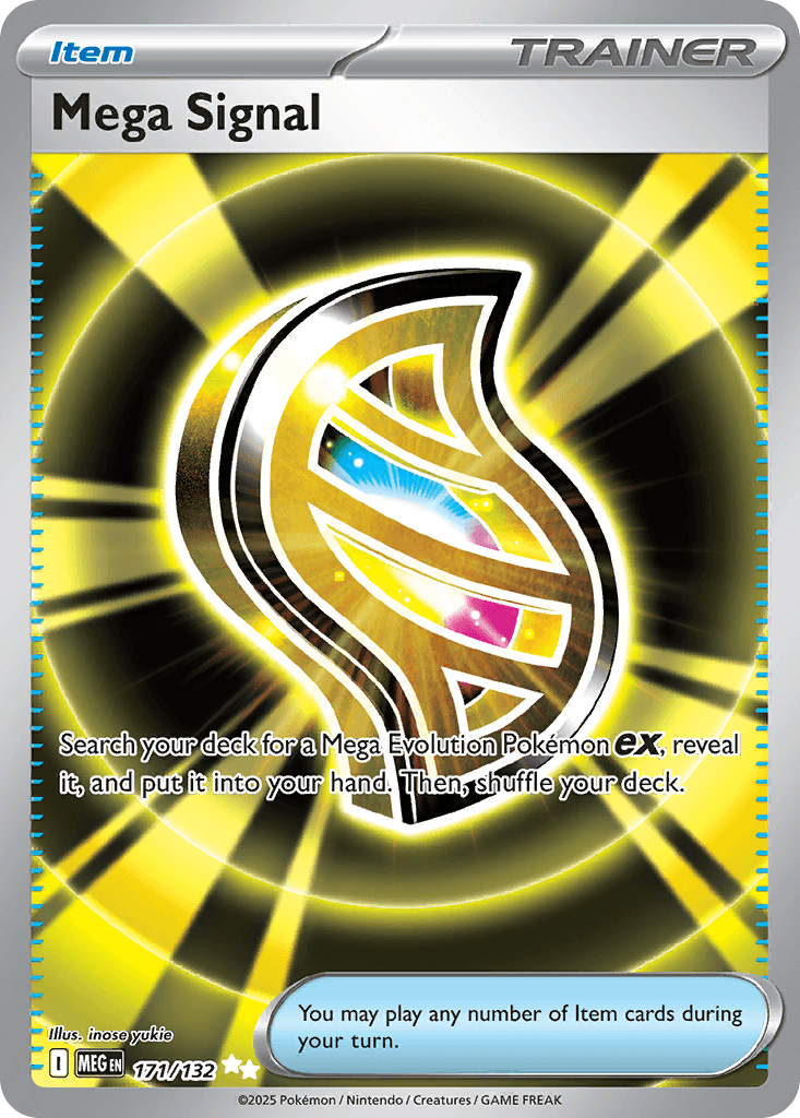 Mega Signal Pokémon card