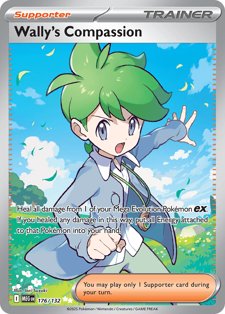 Wally's Compassion Pokémon card