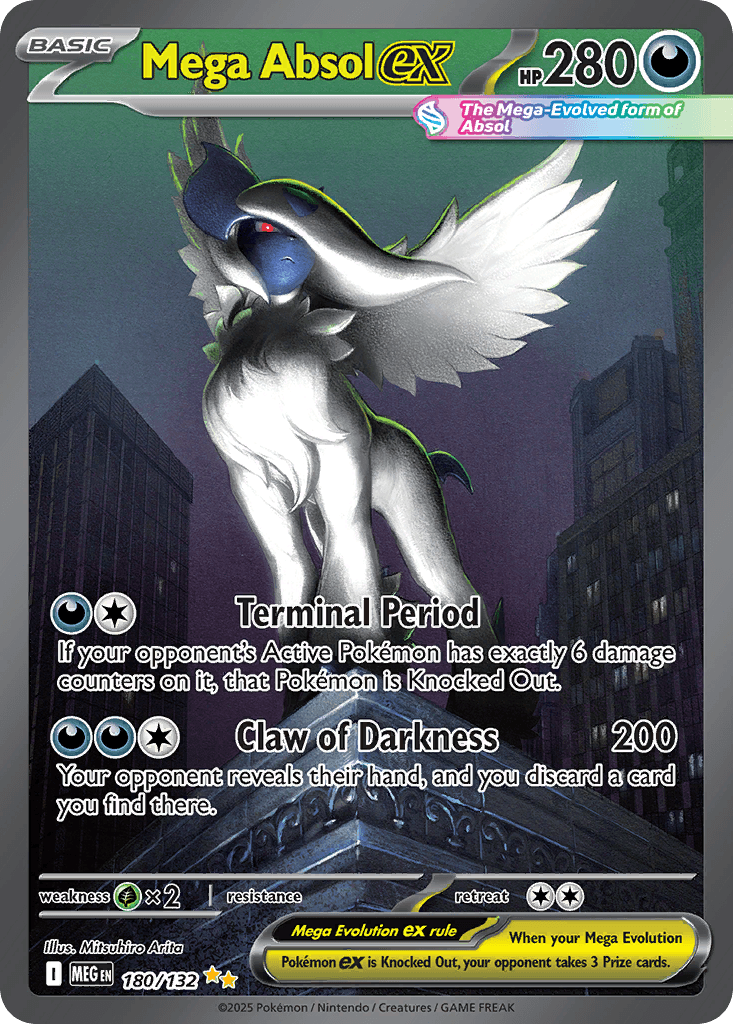 Mega Absol ex Pokémon card