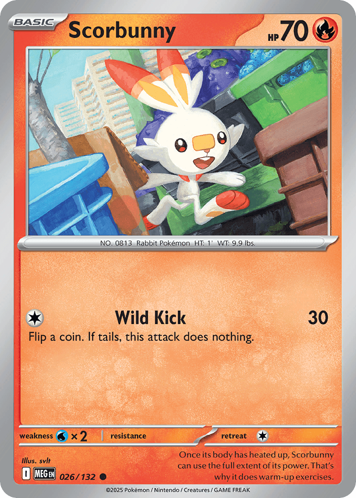 Scorbunny Pokémon card